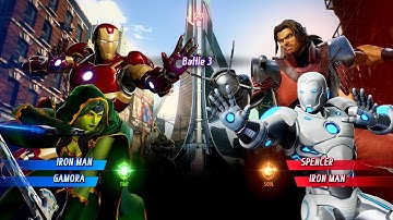 IRON MAN & GAMORA VS SPENCER & IRON-MAN - Marvel vs. Capcom: Infinite (Super Hard AI)