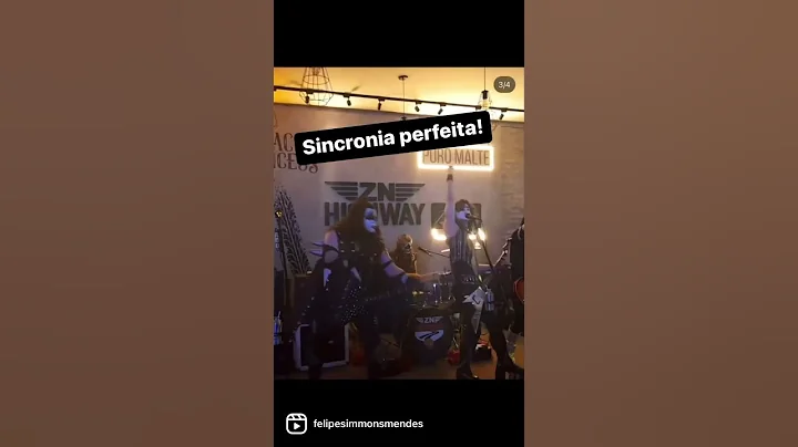 Sincronia perfeita - KISS COVER Brazil