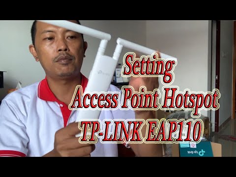 CARA SETTING TPLINK EAP110 MODE ACCESS POINT BRIDGE UNTUK HOTSPOT ATAU MEMPERLUAS WIFI OUTDOOR