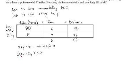 Uniform Motion Problems - Problem 3