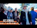 Istanbul Turkey Walking Tour 2021 In Sultanahmet District | 4K UHD 60FPS | 21November | Hagia Sophia
