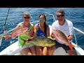 Fishing with MOM and DAD!! Mutton Snapper Catch, Clean, and Cook on the Half Shell!