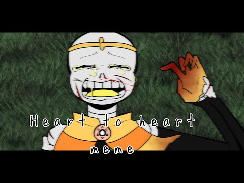 Heart to heart||animation meme|| ⚠️TW: GORE⚠️||nightmare sans and dream