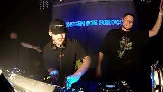 DJ Degen b2b Eurocode | Hard Techno 165 BPM |  DJ Set - 806qm Darmstadt - short