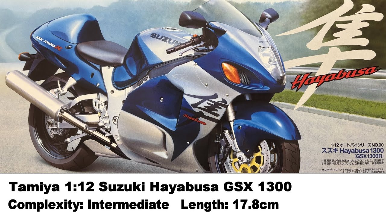 Tamiya 1:12 Suzuki Hayabusa GSX1300R Kit Review - YouTube