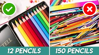 Why having LESS Colored Pencils makes you a BETTER Artist