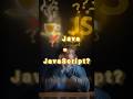 Java vs JavaScript 🤔 Key Differences in 30 Seconds | Explained Simply #Shorts
