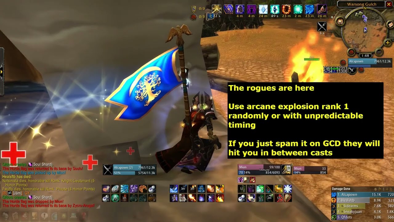 Pom Pyro mage is a wrecking ball .. TBC PvP with tactics explained
