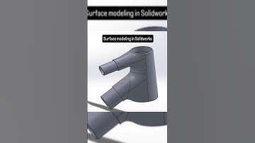 Surface modeling in SolidWorks #solidworks #shorts #surface #bike