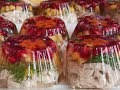 Заливное.Порционная Подача Холодца.Заливной салат рецепт.Блюда на Новогодний стол Новый Год 2020