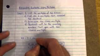 Estimating Quotients Using Multiples