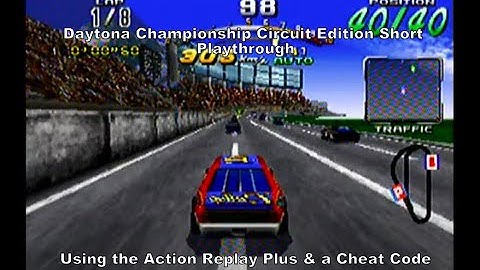 Daytona USA: CCE Short Playthrough using the Sega Saturn