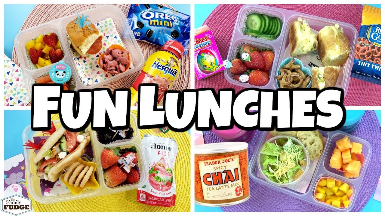 NEW Lunch Ideas 🍎 Fixing YOUR Lunches - YouTube