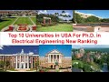 Top 10 universities in usa for pin electrical engineering new ranking