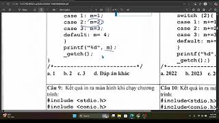 Giải đề lập trình C