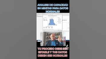 Análisis de capacidad en minitab