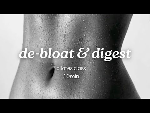 10min pilates for digestion and bloat