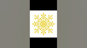 Christmas Snowflake #shorts #youtubeshorts #procreate #digital #shortsvideo #christmas #art #artist