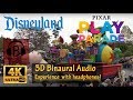 Pixar Play Parade 2018, Best Quality &amp; Full Parade - Disneyland, Anaheim [4K, 3D Audio]