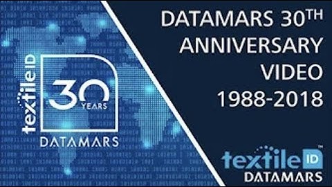 Datamars Textile ID 30th anniversary