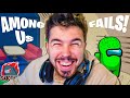 Los MAYORES FAILS de AMONG US (Mal Timing) Reaccionando