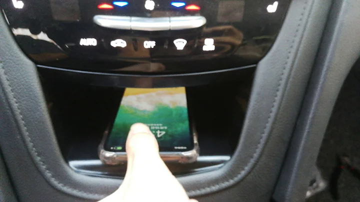 Installation Video QI Wireless USB charger Car Charger for Cadillac XT5 2016-2019