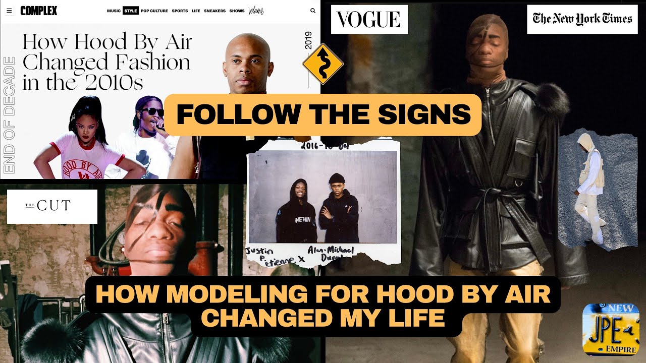 MODELING FOR HOOD BY AIR INSPIRED ME TO BECOME A FASHION DESIGNER