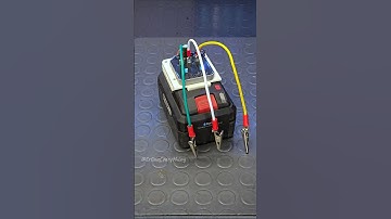 DIY Portable Brushless Motor Tester running with Parkside Battery