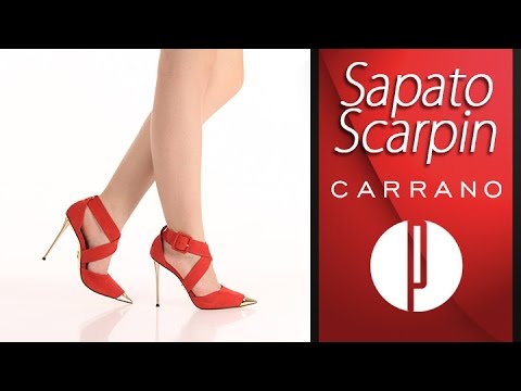 scarpin vermelho carrano