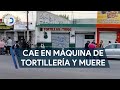 Muere mujer tras caer en una m�quina amasadora en una tortiller�a en Apodaca