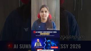 🚨 AI Summit 2026: #news  Controversy#AIIndia #AIImpactSummit2026 #GalgotiasUniversity #rozgaarpath