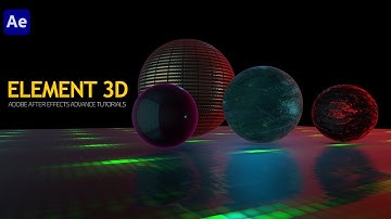 Element 3D After Effects Tutorial | 3D Materialen