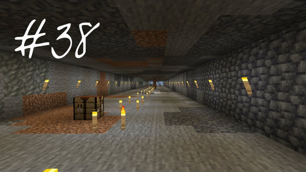 Mining until I finished the wall - Survival minecraft episode 38 - YouTube