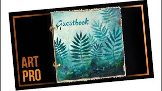 How to make GUESTBOOK or Journal [DIY step by step]