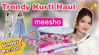 Meesho kurti Haul | Meesho Kurti set Haul | Starting Rs.300 | Very affordable