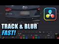 Track and Blur objects in Davinci Resolve's Color tab!