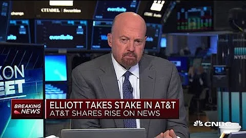 Cramer on Elliott Management's stake in AT&T: It's...