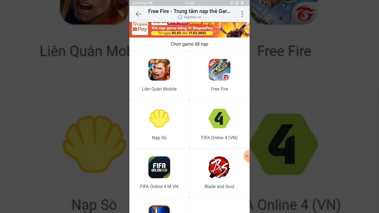 chỉ cách nạp kc free fire