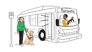 Guide Dogs and Public Transit: Tips from Guide Dogs for the Blind [with Audio Description]
