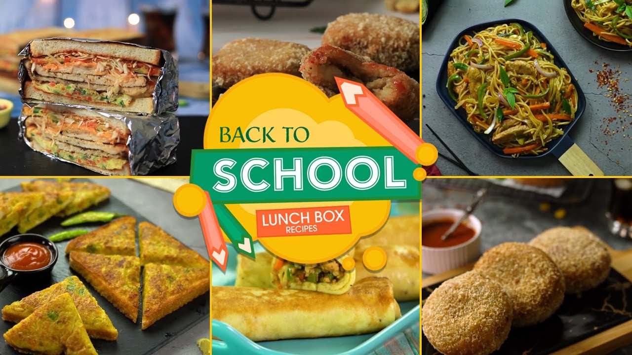 Back to School Lunch Ideas | Kids Lunch Box Recipes | Kids Lunch Ideas | SooperChef
