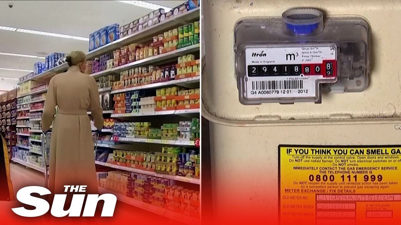 UK inflation edges down but food prices continue to surge - YouTube
