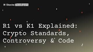 SECP256R1 in Clarity: R1 vs K1 Explained for Devs (full deep dive)