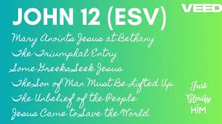 John 12 (ESV) - Mary Anoints Jesus at Bethany | Jesus Came to Save the World - English (US) Audio