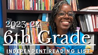 6TH GRADE INDEPENDENT READING LIST || Middle Grades Reading List || Homeschool Reading List
