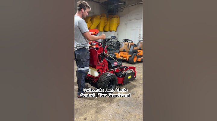 Qwikchute On A Toro Grandstand 48” #Toro #ToroGrandstand #ChuteControl #Qwikchute #ZeroTurn