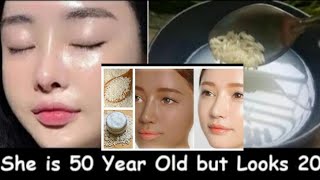 le secret des femmes japonaises Masque anti_age vous avez l aire 10 ans plus jeune que vous?‼