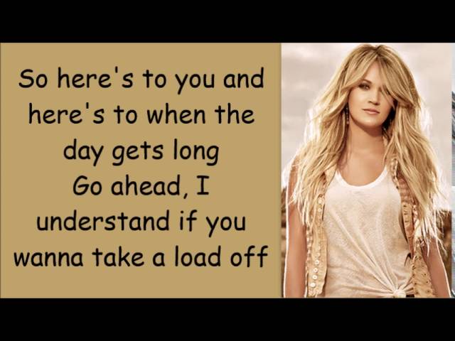 Carrie Underwood ~ Smoke Break (Lyrics)