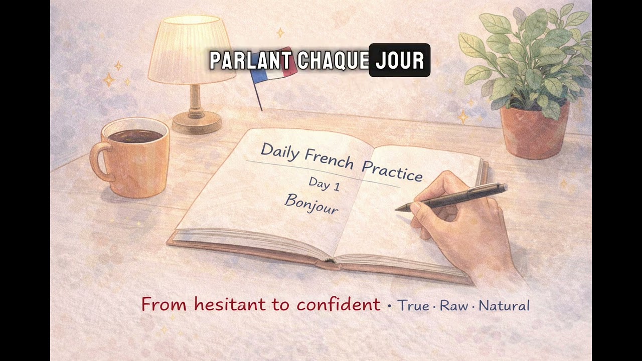 Daily French practice - video 1 WELCOME!