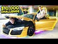 LAST TO LEAVE GOLD SUPER CAR WINS $10,000! - Challenge with MooseCraft & Puppy