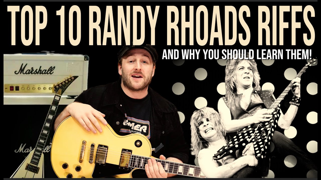 MY TOP TEN RANDY RHOADS RIFFS WITH OZZY - AND WHY YOU SHOULD LEARN THEM!